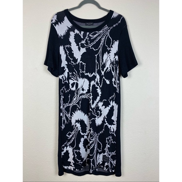 Rag & Bone x Liberty Floral Knit Sweater T Shirt Dress - Picture 2 of 11